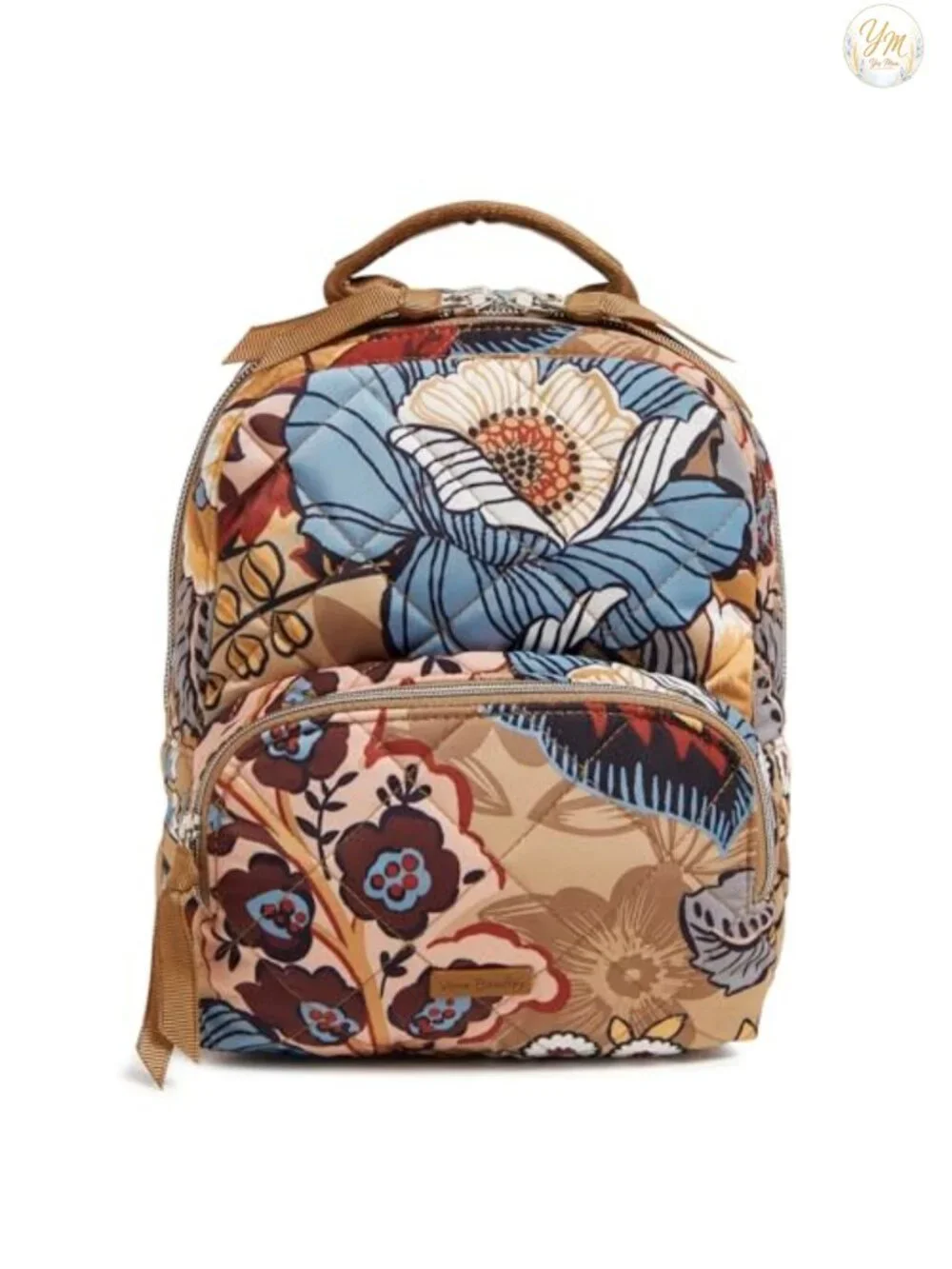 Vera Bradley Performance Twill Mini Backpack, Floral, Lightweight